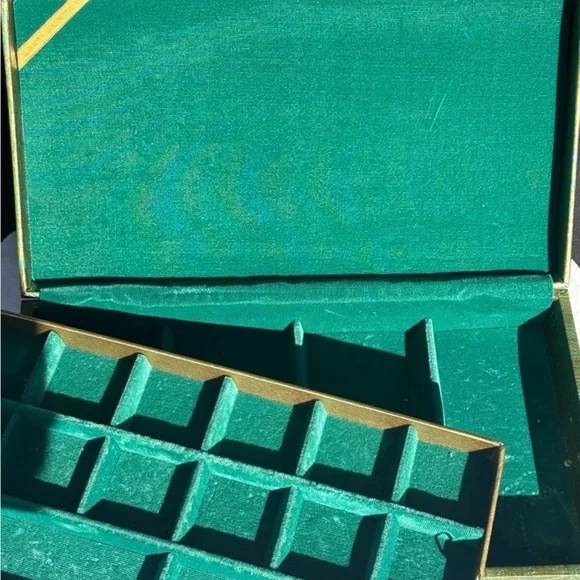 Vintage jewelry box Green - Picture 5 of 11